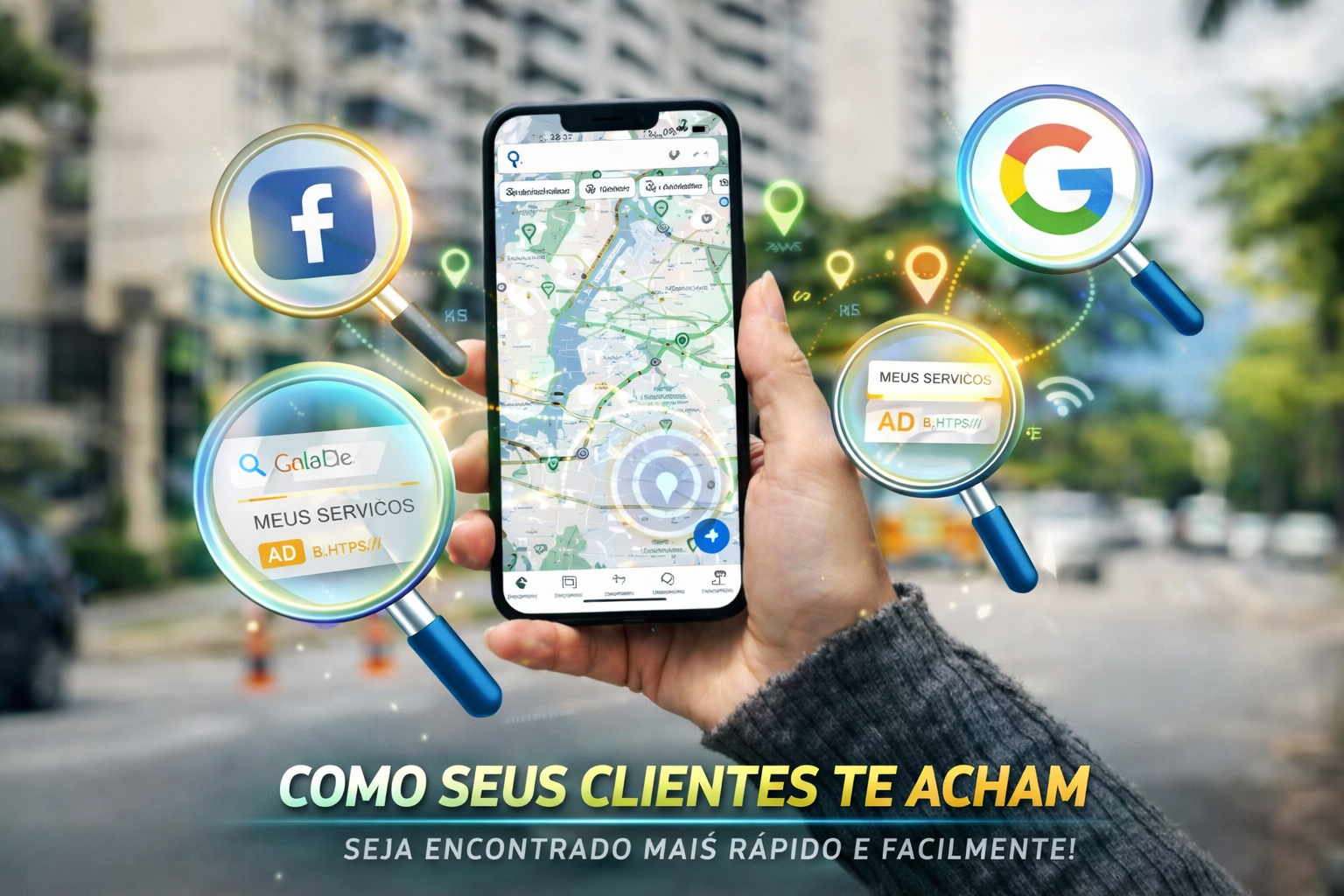 Santiago apresentando ferramentas para empreendedores